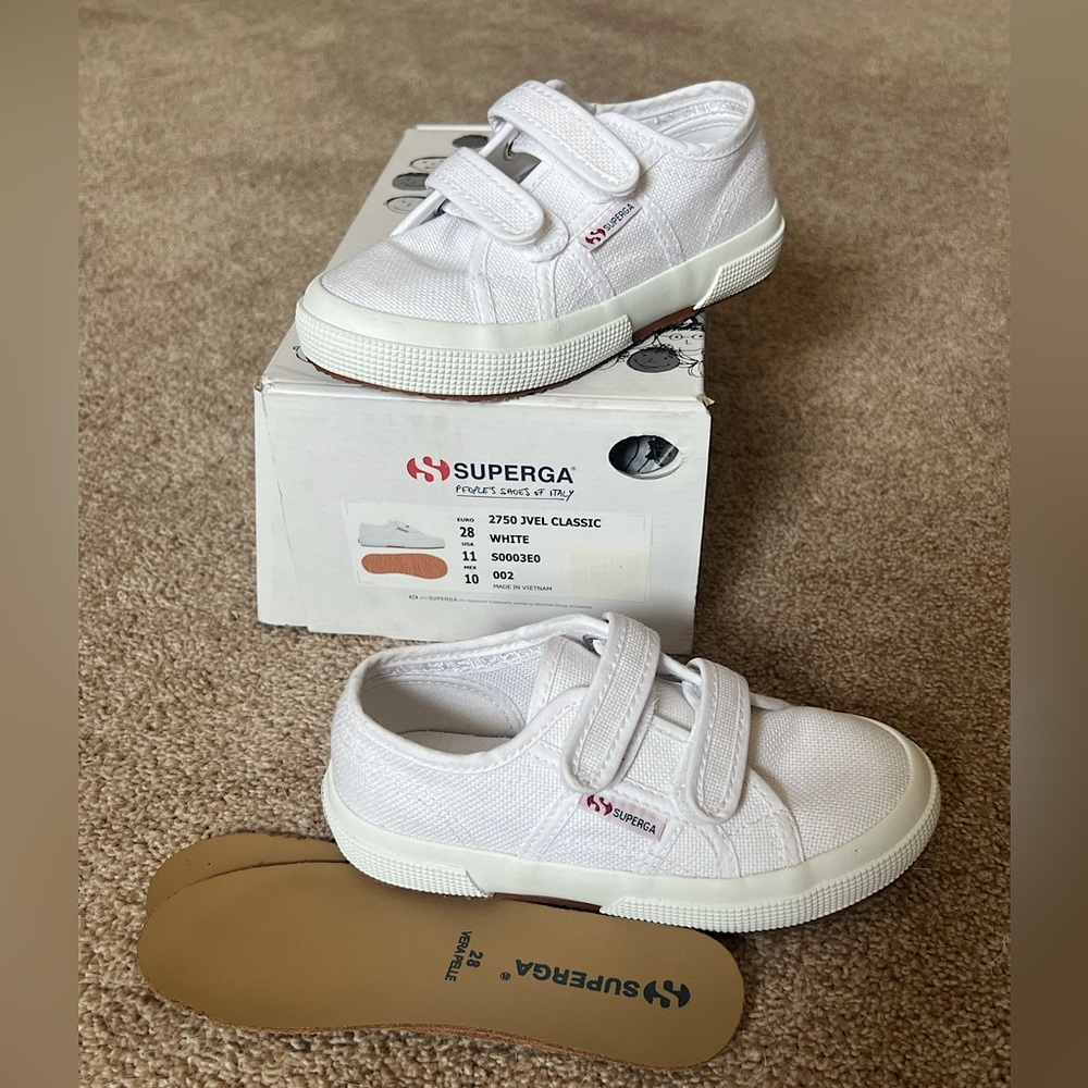 Superga Kids’ 2750 Classic Canvas Sneakers